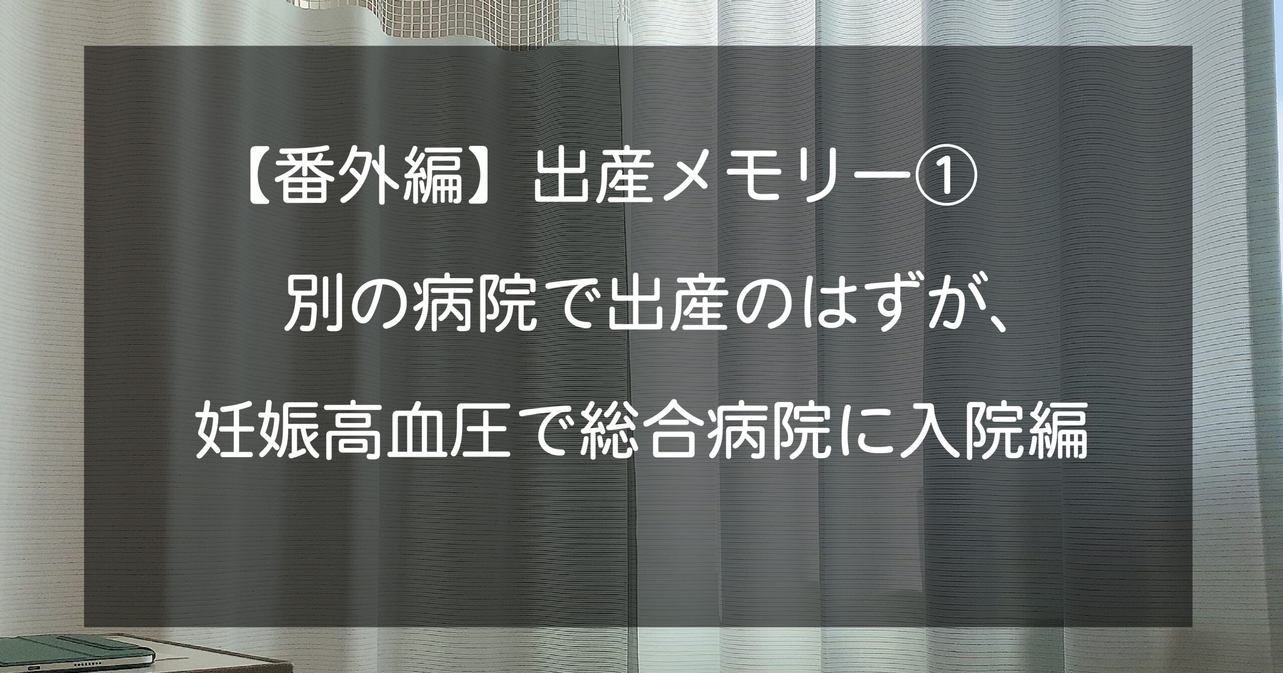 【番外編】出産メモリー①